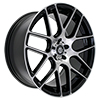 Image of CURVA CONCEPTS C7 BLACK MACHINE FACE wheel