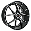 Image of CURVA CONCEPTS C42 BLACK MACHINE FACE wheel