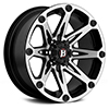 Image of BALLISTIC 814 JESTER FLAT BLACK MACHINED wheel