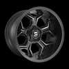 FUEL FUEL D605 AVENGER MATTE BLACK DOUBLE DARK TINT