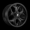 Image of FUEL FUEL D605 AVENGER MATTE BLACK DOUBLE DARK TINT wheel