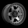 FUEL FUEL D752 BLOCK MATTE GUNMETAL BLACK RING