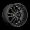FUEL FUEL D762 CLASH MATTE BLACK DOUBLE DARK TINT