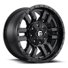 FUEL FUEL D596 SLEDGE MATTE BLACK GLOSS BLACK LIP