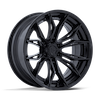 Image of FUEL FUEL FC404 MUTINY MATTE BLACK GLOSS BLACK LIP wheel