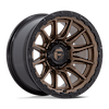 Image of FUEL FUEL FC866 PISTON MATTE BRONZE GLOSS BLACK LIP wheel