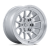 Image of FUEL FUEL FC902 SPUR GLOSS SILVER MACHINED FACE wheel