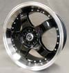 Image of G LINE G803 BLP BLACK POLSHED LIP wheel