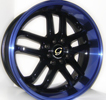 Image of G LINE G817 BLPU BLACK BLUE LIP wheel