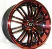 Image of G LINE G820 BPR RED BLACK TRIM wheel