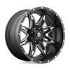 FUEL FUEL D567 LETHAL MATTE BLACK MILLED