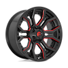 FUEL FUEL D712 RAGE GLOSS BLACK RED TINT