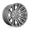 FUEL FUEL D713 RAGE PLATINUM BRUSHED GUNMETAL
