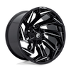 FUEL FUEL D753 REACTION GLOSS BLACK MILLED
