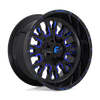 FUEL FUEL D645 STROKE GLOSS BLACK BLUE TINT
