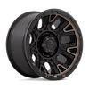 FUEL FUEL D824 TRACTION MATTE BLACK DOUBLE DARK TINT