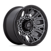 FUEL FUEL D825 TRACTION MATTE GUNMETAL BLACK RING