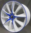 Image of WHITE DIAMOND W0019 WHITE BLUE wheel