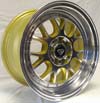 Image of WHITE DIAMOND W0033 POLISHED GOLD wheel