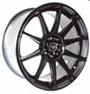 Image of WHITE DIAMOND W0051 MATTE BLACK  wheel