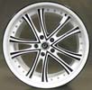 Image of WHITE DIAMOND W179 BLACK WHITE wheel