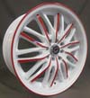 Image of WHITE DIAMOND W3108 RED WHITE wheel