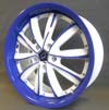 Image of WHITE DIAMOND W981 BLUE WHITE wheel