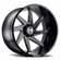 Image of HOSTILE DAGR BLACK MILLED wheel