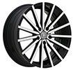 Image of VELOCITY VW17A BLACK MACHINED wheel