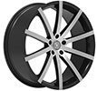 Image of VELOCITY VW23A BLACK MACHINED wheel