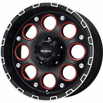 BALLISTIC ENIGMA FLAT BLACK RED Black/Red Inserts