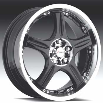 FORZA 301 Black/Machined Lip