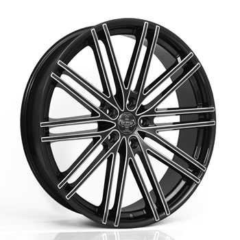 VERSANTE 227 MACHINED BLACK 5 LUG SUV Black Machined