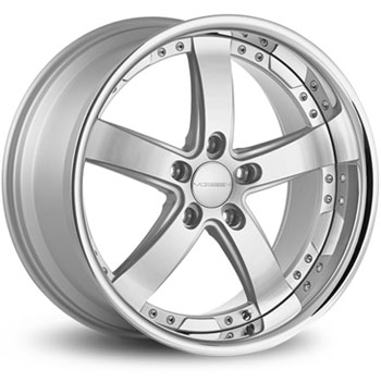 VOSSEN VVS084 SILVER MACHINED Silver Machined/SS Lip