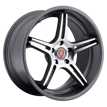 BAVARIA BC5S CONCAVE CHARCOAL MACHINED Charcoal/Machined