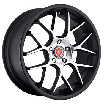 BAVARIA BC7M CONCAVE MATTE BLACK MACHINED Matte Black/Machined