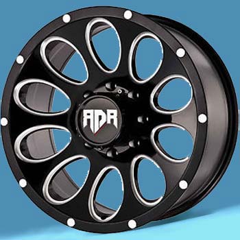 RED DIRT ROAD ROCKY SATIN BLACK MACHINED Satin Black/Machined