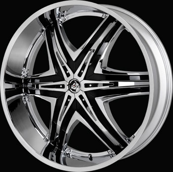 DIABLO ELITE CHROME SUV Chrome/Black Insters