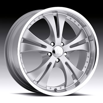 VISION SHOCKWAVE SILVER Silver/Machined Lip