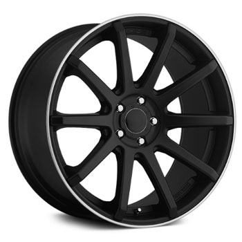 DROPSTARS 643 SATIN BLACK Satin Black/Machined Edge