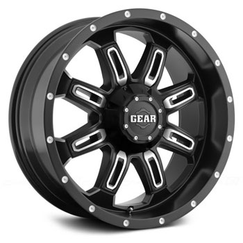 GEAR 725 DOMINATOR BLACK Black/Machined