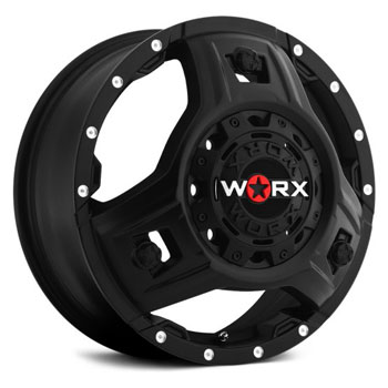 WORX 801 TRIAD DUALLY BLACK Satin Black