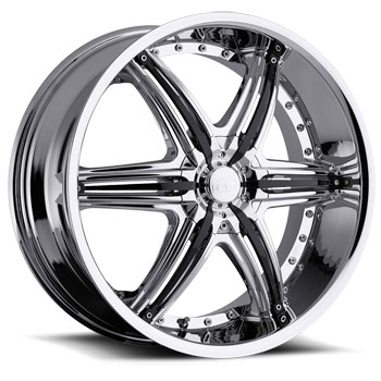 VCT MOBSTER CHROME Chrome/Black Inserts