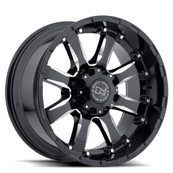 BLACK RHINO SIERRA Gloss Black/Milled Spokes