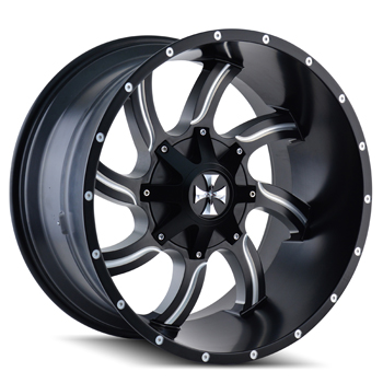CALIOFFROAD TWISTED BLACK Black/Milled Spokes