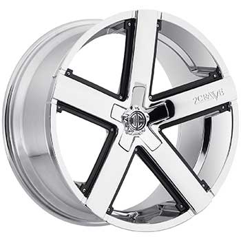 2 CRAVE No35 CHROME WITH BLACK Chrome With Black