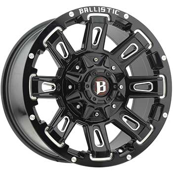 BALLISTIC 958 RAVAGE GLOSS BLACK MILLED Gloss Black Milled