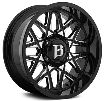 BALLISTIC 819 SPIDER GLOSS BLACK MILLED Gloss Black Milled