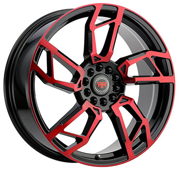 REVOLUTION RACING R22 BLACK RED Black/Machined