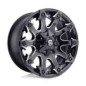 FUEL FUEL D578 BATTLE AXE GLOSS BLACK MILLED GLOSS BLACK MILLED